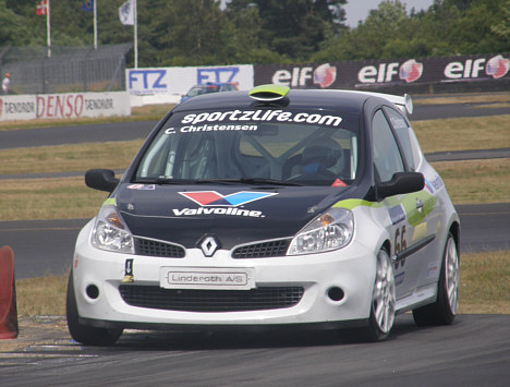 En super tilfreds Claus Christensen kan nu, sammen med de øvrige Clio Cup deltagere, holde en velfortjent sommerpause.